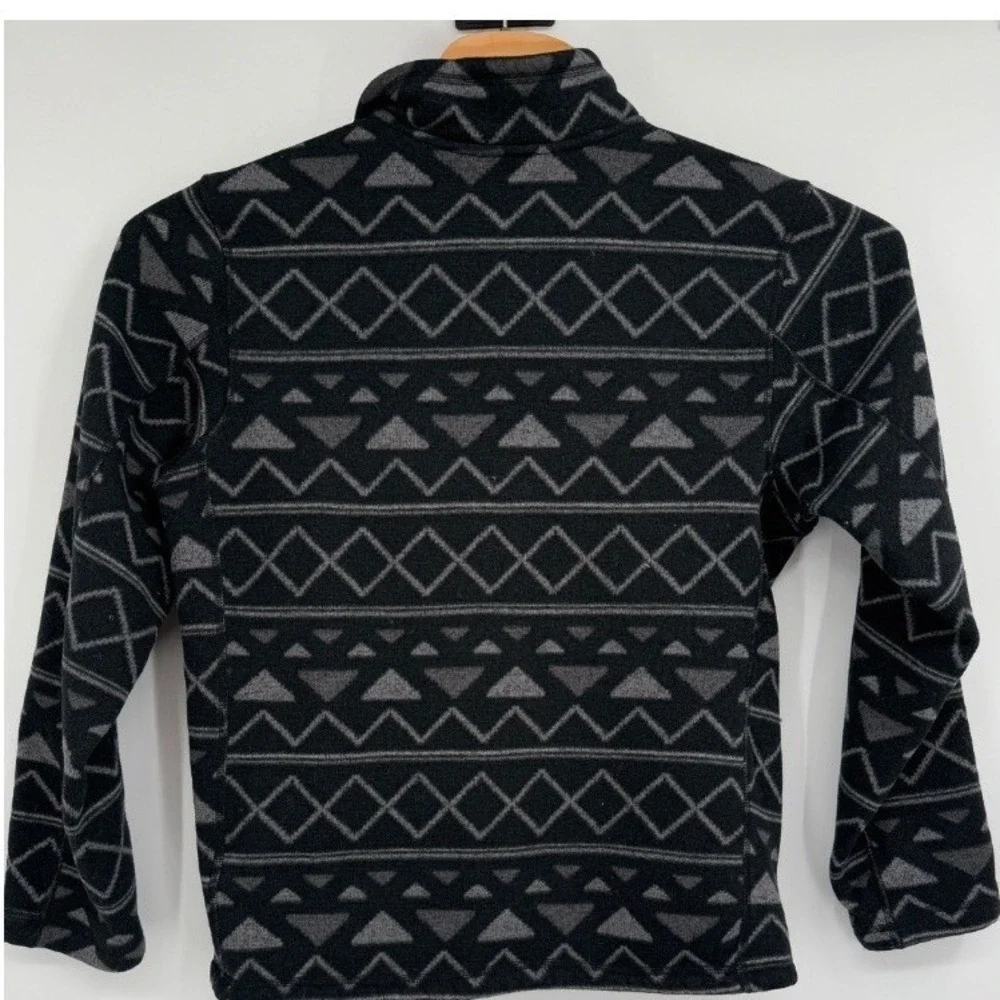 The‎ North Face Jacket Mens M Novelty Gordon Lyons 1/4 Zip Fleece Knit Pullover